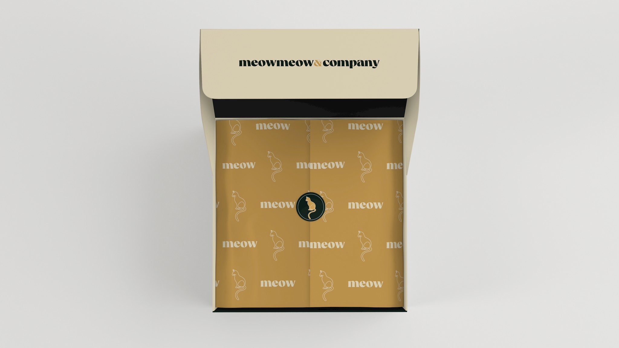 Meow Meow & Company brand packaging